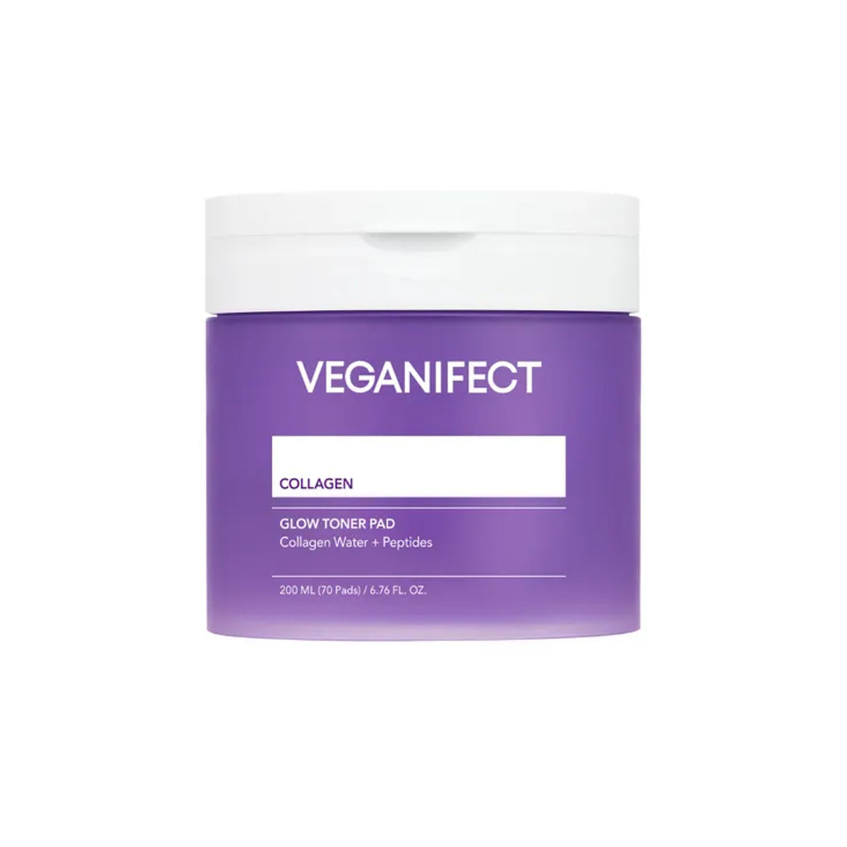 Veganifect Collagen Glow Toner Pad (70 pads)