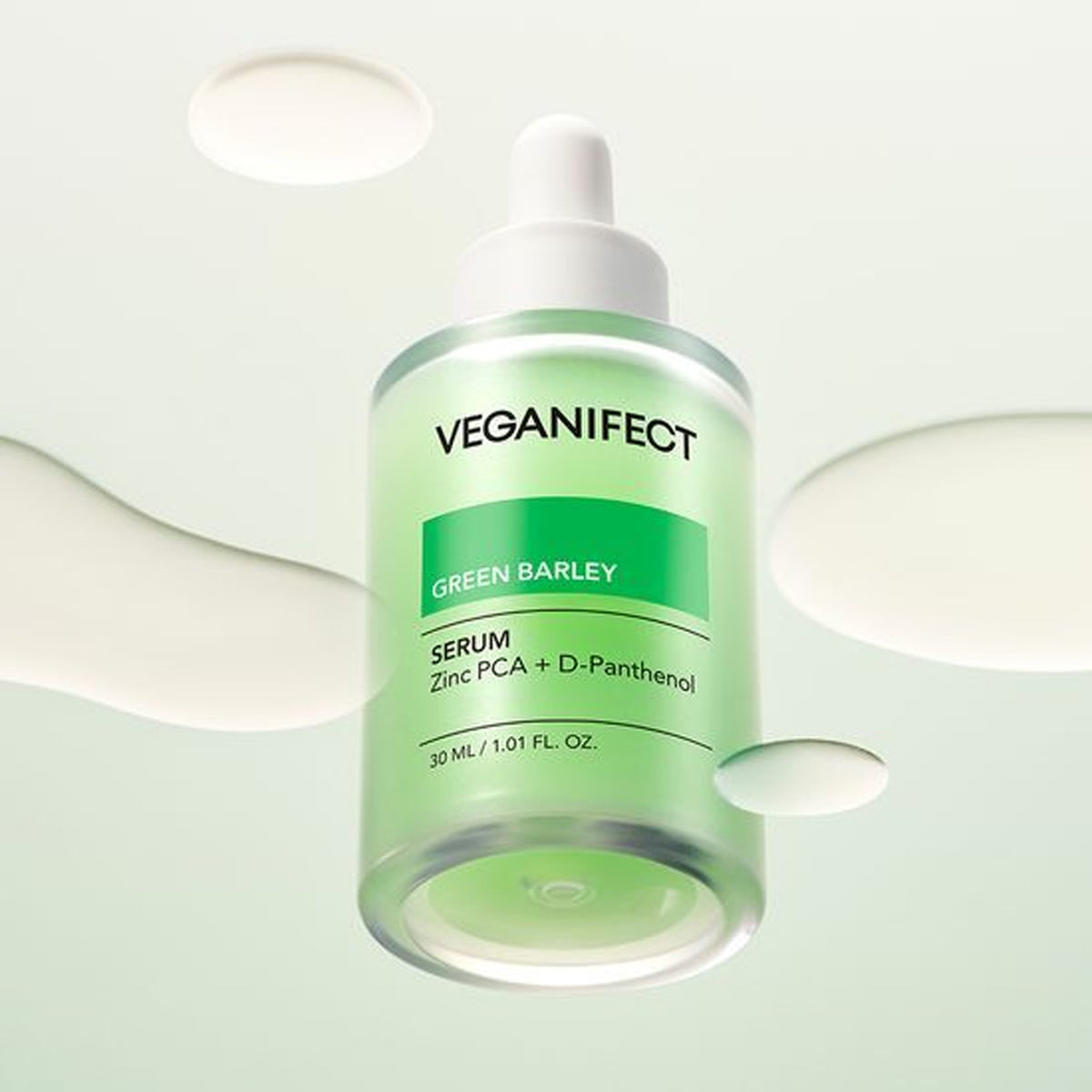 Veganifect Green Barley Zinc PCA + D-Panthenol Serum 30ml