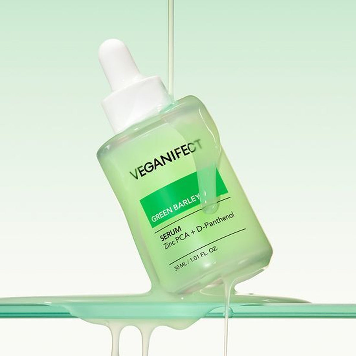 Veganifect Green Barley Zinc PCA + D-Panthenol Serum 30ml