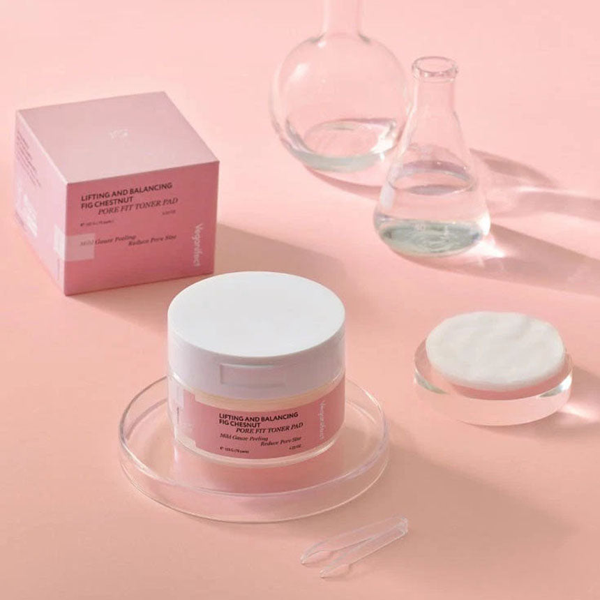 Veganifect Lifting And Balancing Fig Chestnut Pore Fit Toner Pad 120g 70ea