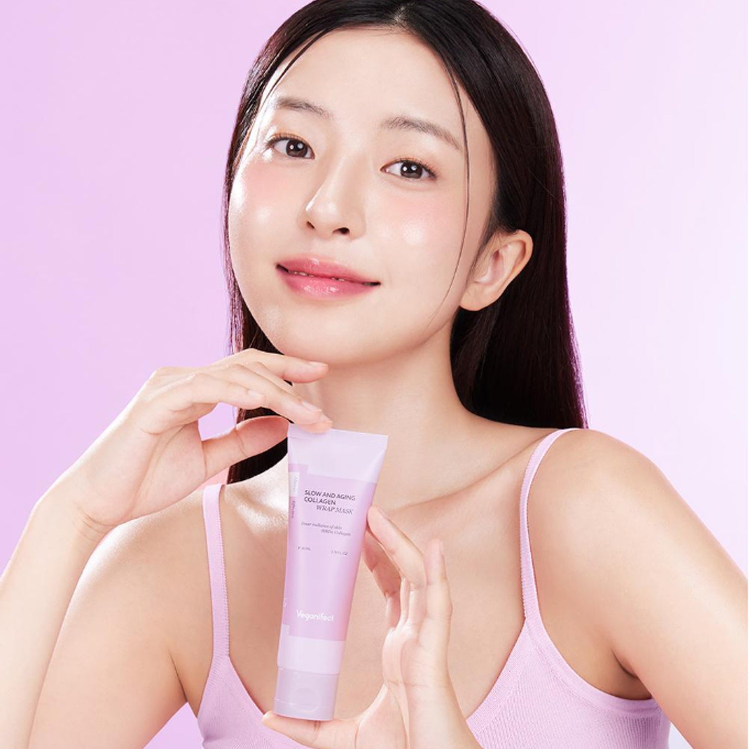 Veganifect コラーゲンラップマスク80ml u0026Hoygi 3本セット 新品