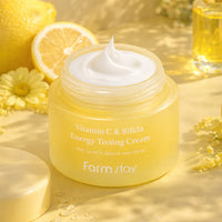 Farmstay Vitamin C Whitening Tone-Up Energy Toning Cream 100ml