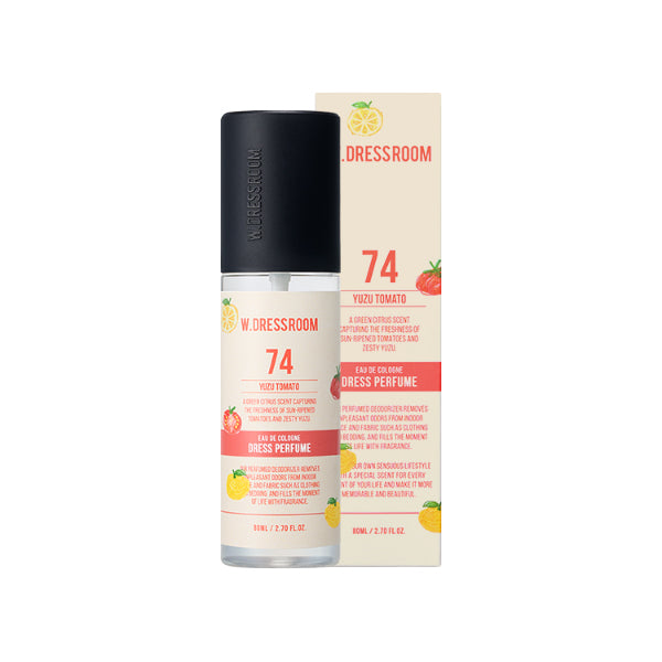 W.DRESSROOM Dress Perfume Fabric Perfume No. 74 Yuzu Tomato 80ml