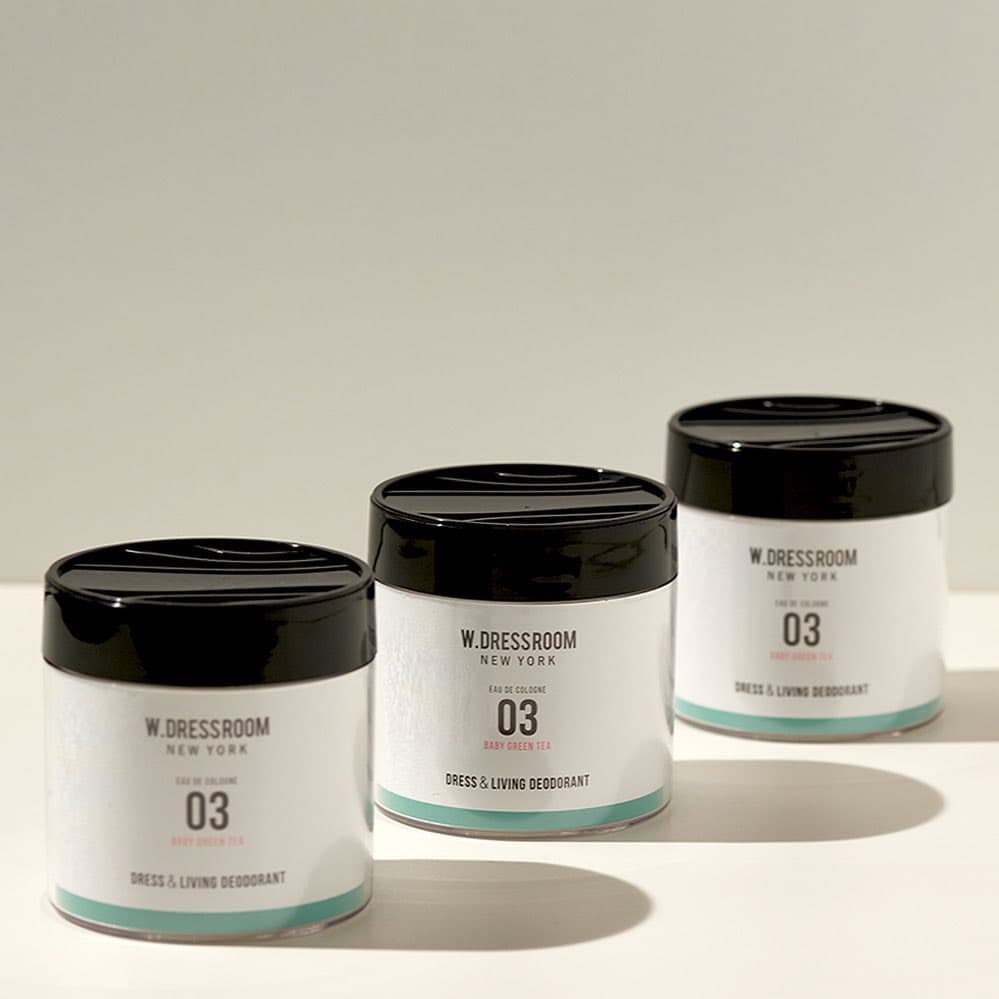 W. Dressroom Kleid & Living Deodorant Nr. 03 Baby Green Tea 110g x 3ea