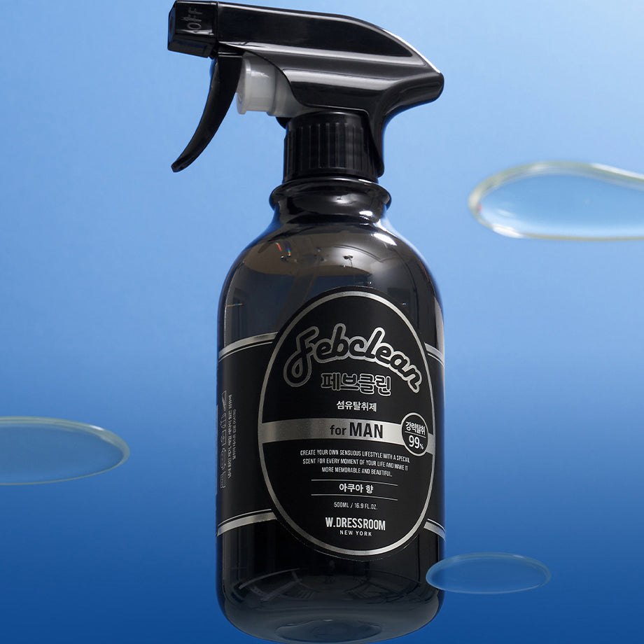 W.DRESSROOM Febclean Fabric Deodorizer For Men Aqua 500ml