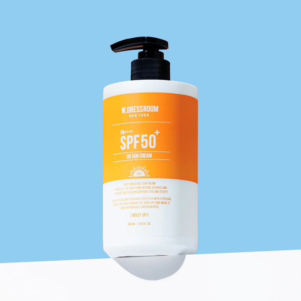 W.DRESSROOM Moisturizing Sun Cream SPF50+ PA++++ 500ml