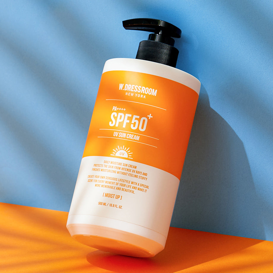 W.DRESSROOM Moisturizing Sun Cream SPF50+ PA++++ 500ml