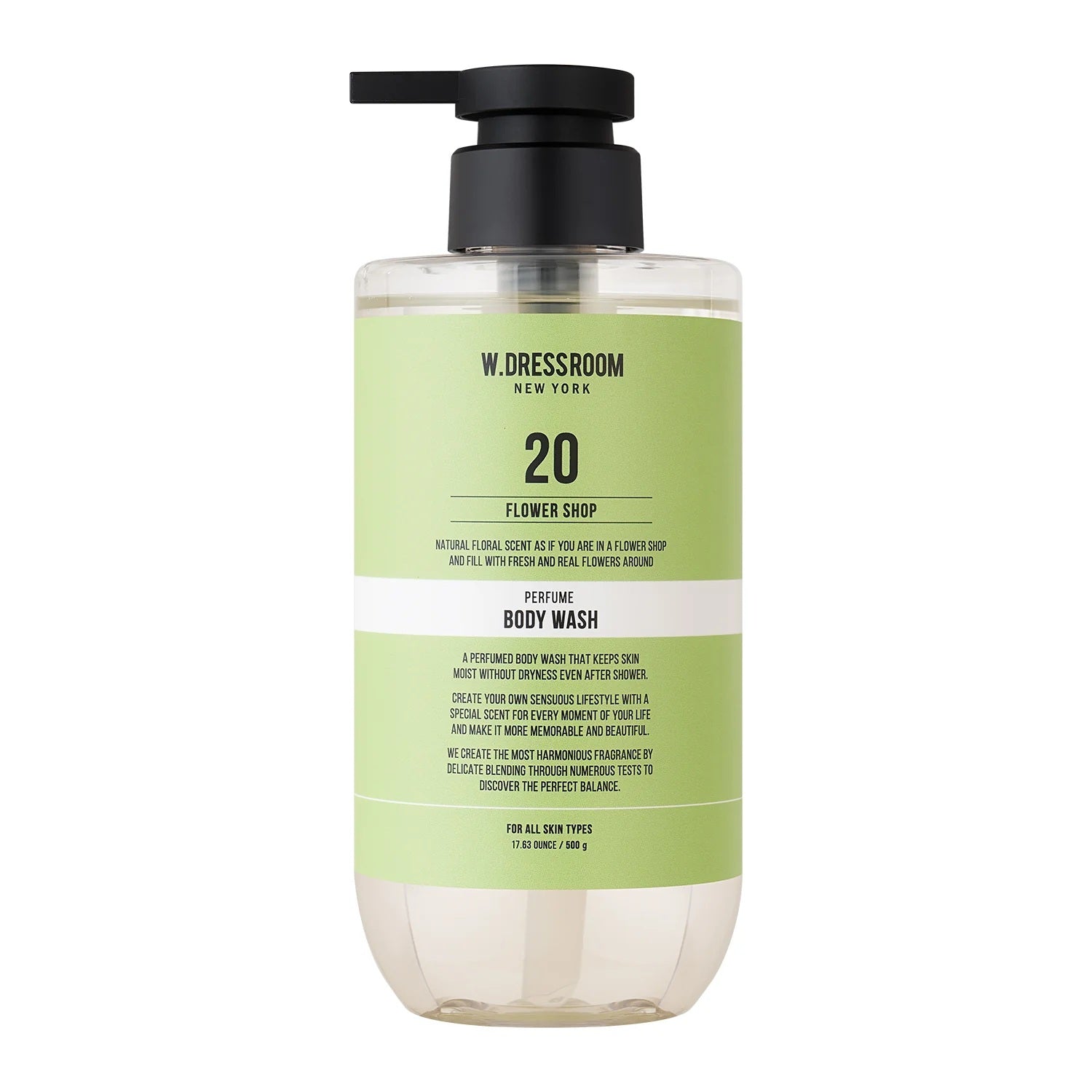W.DRESSROOM Perfume Body Wash No.20 Flower Shop 500g