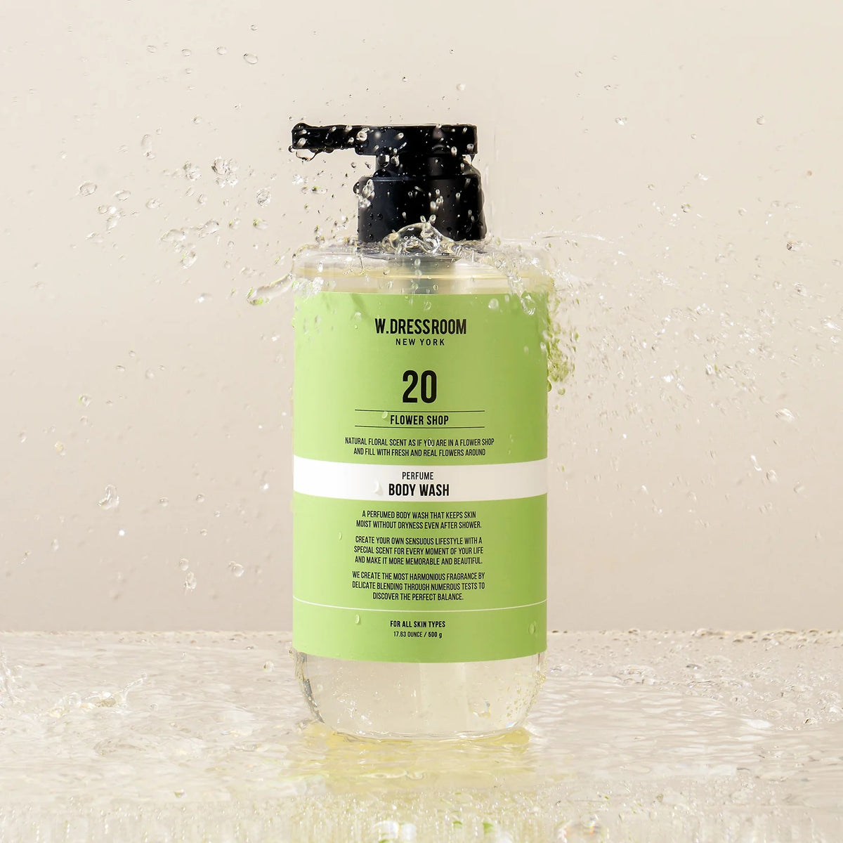 W.DRESSROOM Perfume Body Wash No.20 Flower Shop 500g