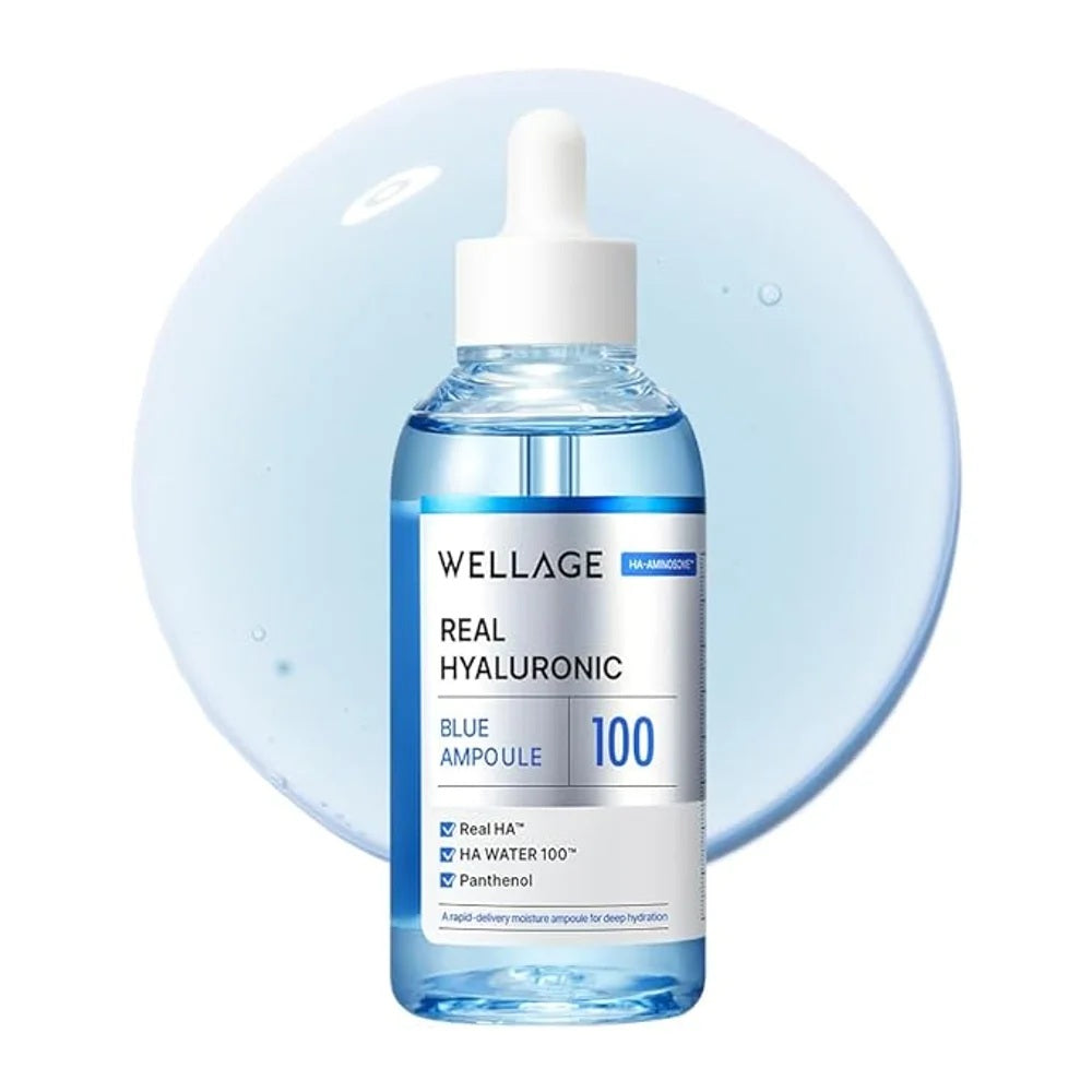 WELLAGE Real Hyaluronic Hyaluronic Acid Blue 100 Ampoule 100ml