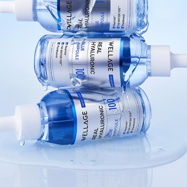 WELLAGE Real Hyaluronic Hyaluronic Acid Blue 100 Ampoule 30ml