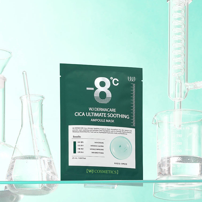 WJ Dermacare Cica Ultimate Soothing Ampoule Mask 25ml 10ea