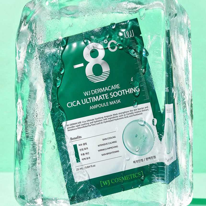 WJ Dermacare Cica Ultimate Soothing Ampoule Mask 25ml 10ea