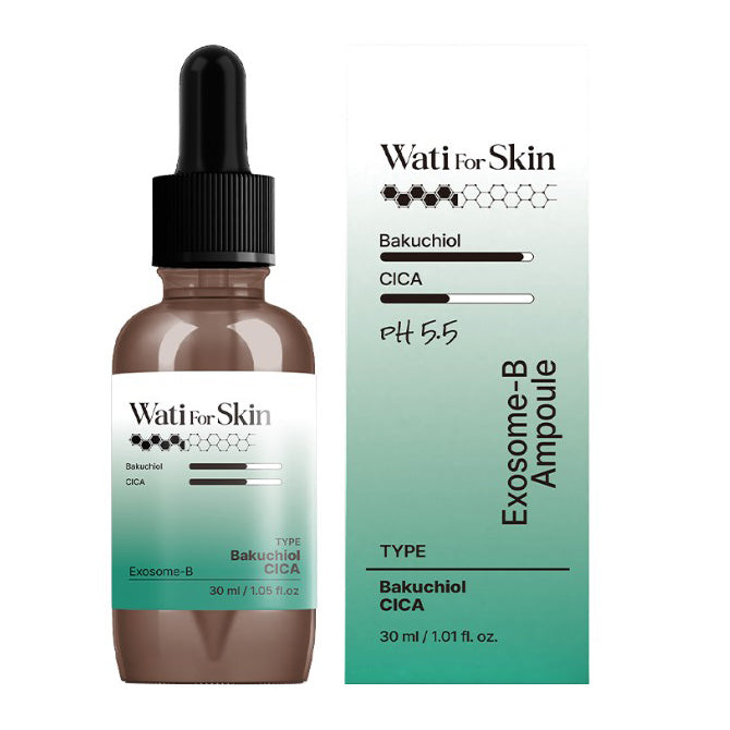 Wati For Skin Bakuchiol Barrier Cica Exosome-B Ampoule 30ml