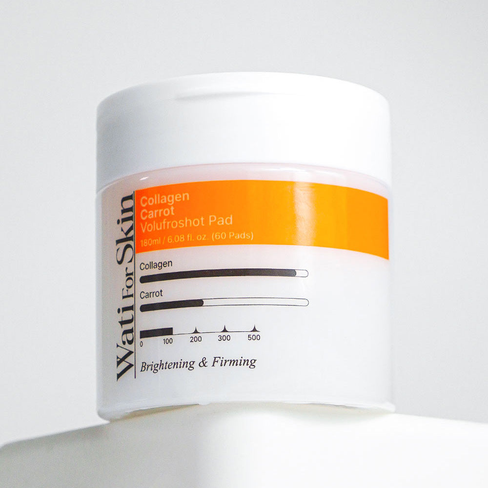 Wati For Skin Collagen Carrot Volufroshot Pads 180ml 60ea