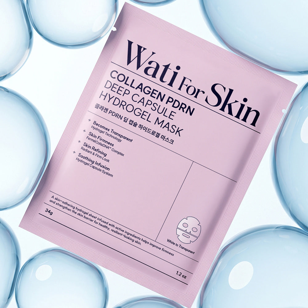 Wati For Skin Collagen PDRN Deep Capsule Hydrogel Mask 34g 4ea