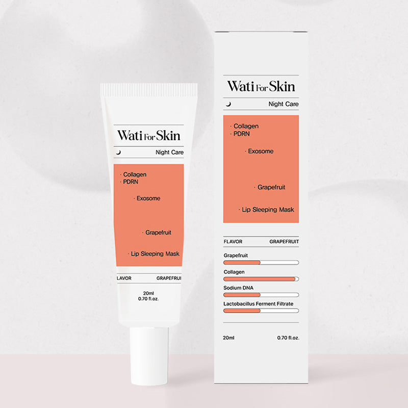 Wati For Skin Collagen PDRN Exosome Grapefruit Lip Sleeping Mask 20ml