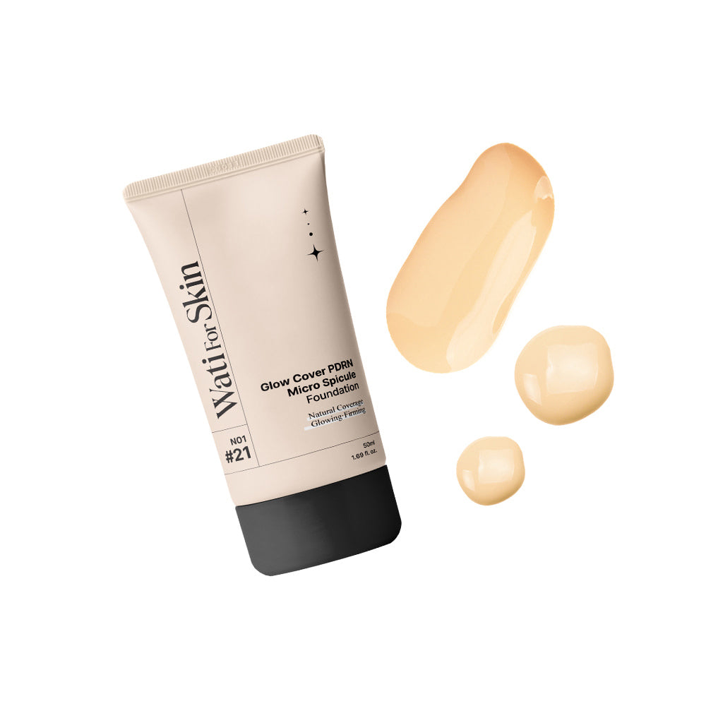 Wati For Skin Glow Cover PDRN Micro Spicule Foundation 50ml