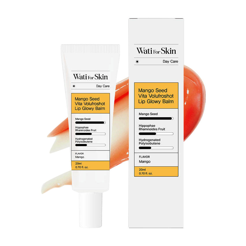 Wati For Skin Mango Seed Vita Volufroshot Lip Glowy Balm 20ml