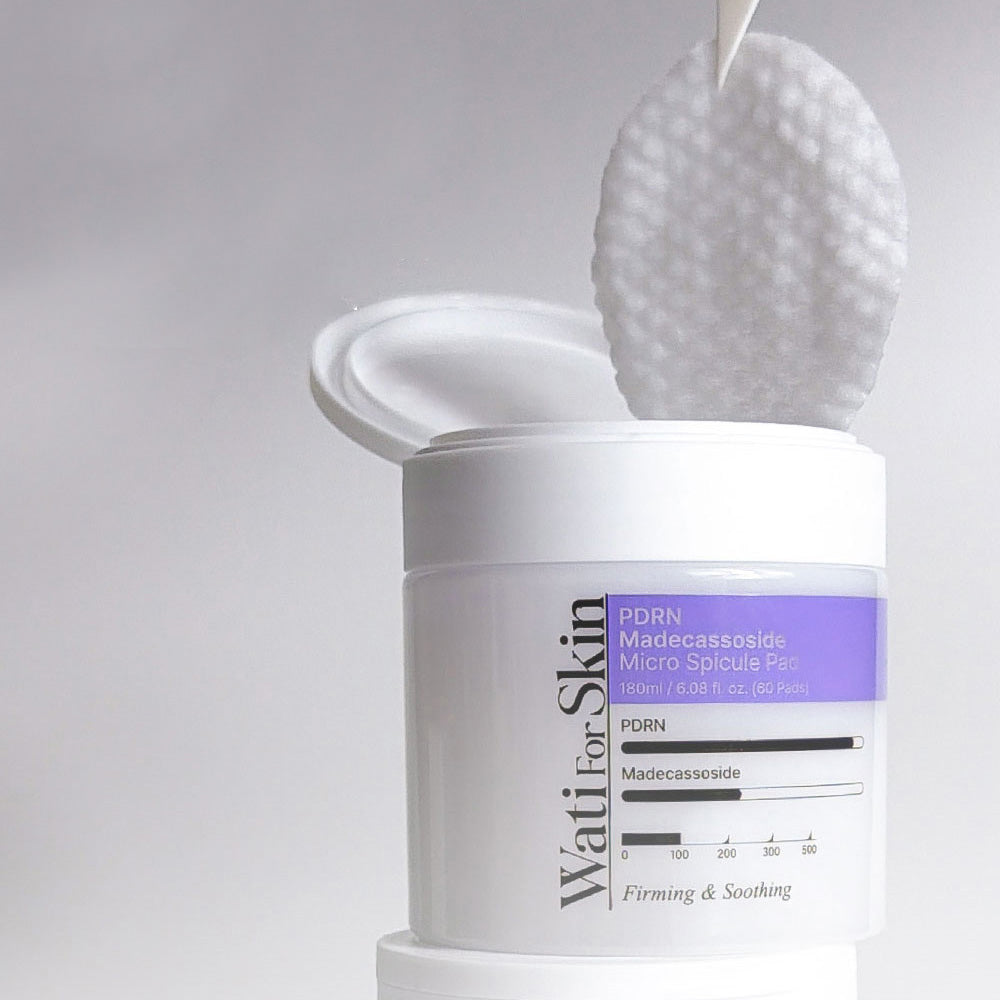 Wati For Skin PDRN Madecassoside Micro Spicule Pad 180ml 60ea