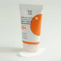 Wati For Skin PDRN Melatonin Volufroshot Milky Tone-Up Sun Screen SPF50+ PA++++ 50ml