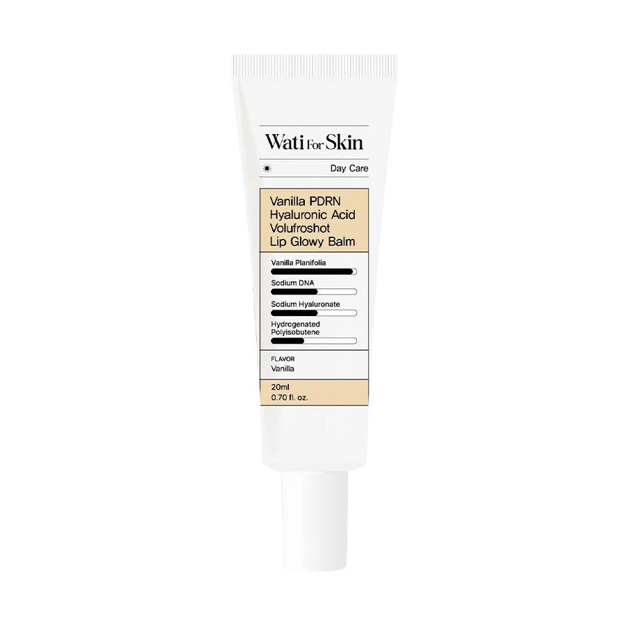 Wati For Skin Vanilla PDRN Hyaluronic Acid Volufroshot Lip Glowy Balm 20ml