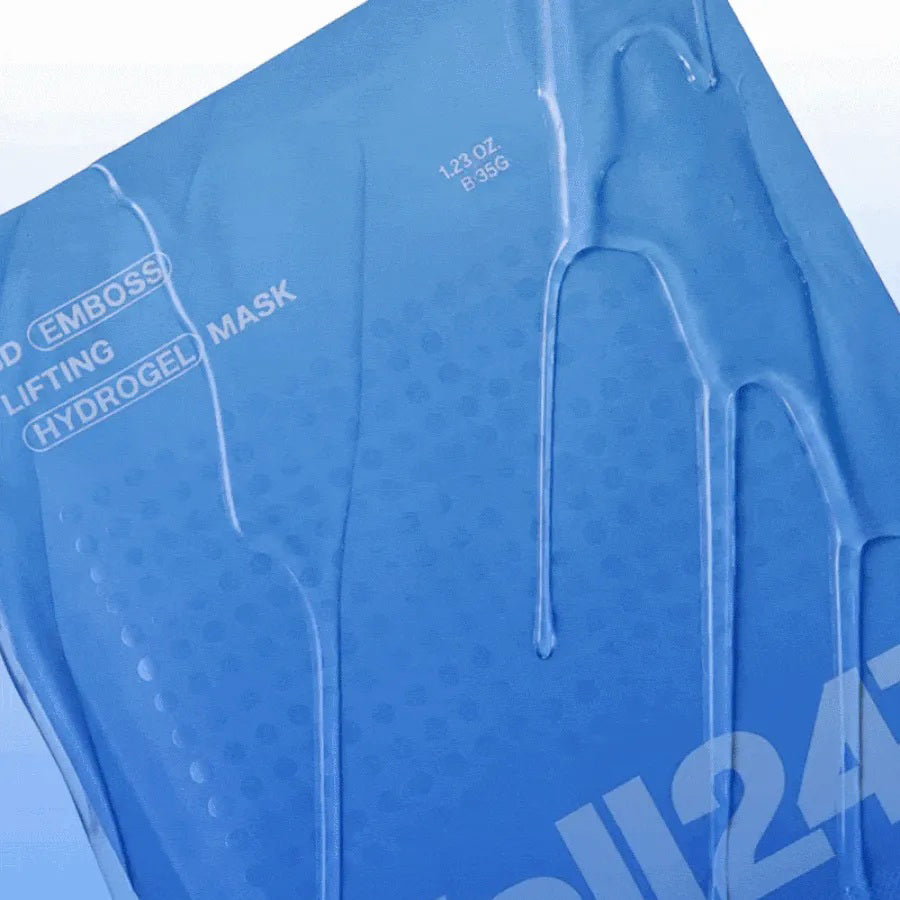 Well247 3D Emboss Lifting Hydrogel Mask 35g 4ea