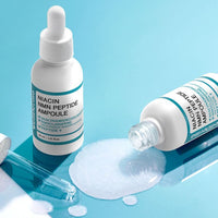 WellDerma Niacin NMN Peptide Ampoule Mask Pack (10 Sheets) + Niacin Ampoule 30ml Set