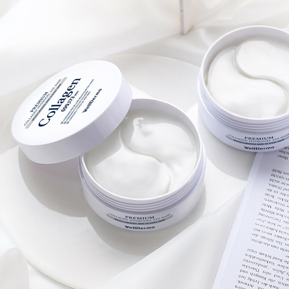 WellDerma Premium Collagen Hydrogel Eye Mask Pack 90g 60ea