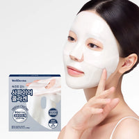 WellDerma Premium Sapphire Collagen Impact Fitting Mask 25g *4ea