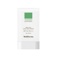 WellDerma TeaTree Soothing Herb Tox Cica Sun Stick SPF50+ PA++++ 19g