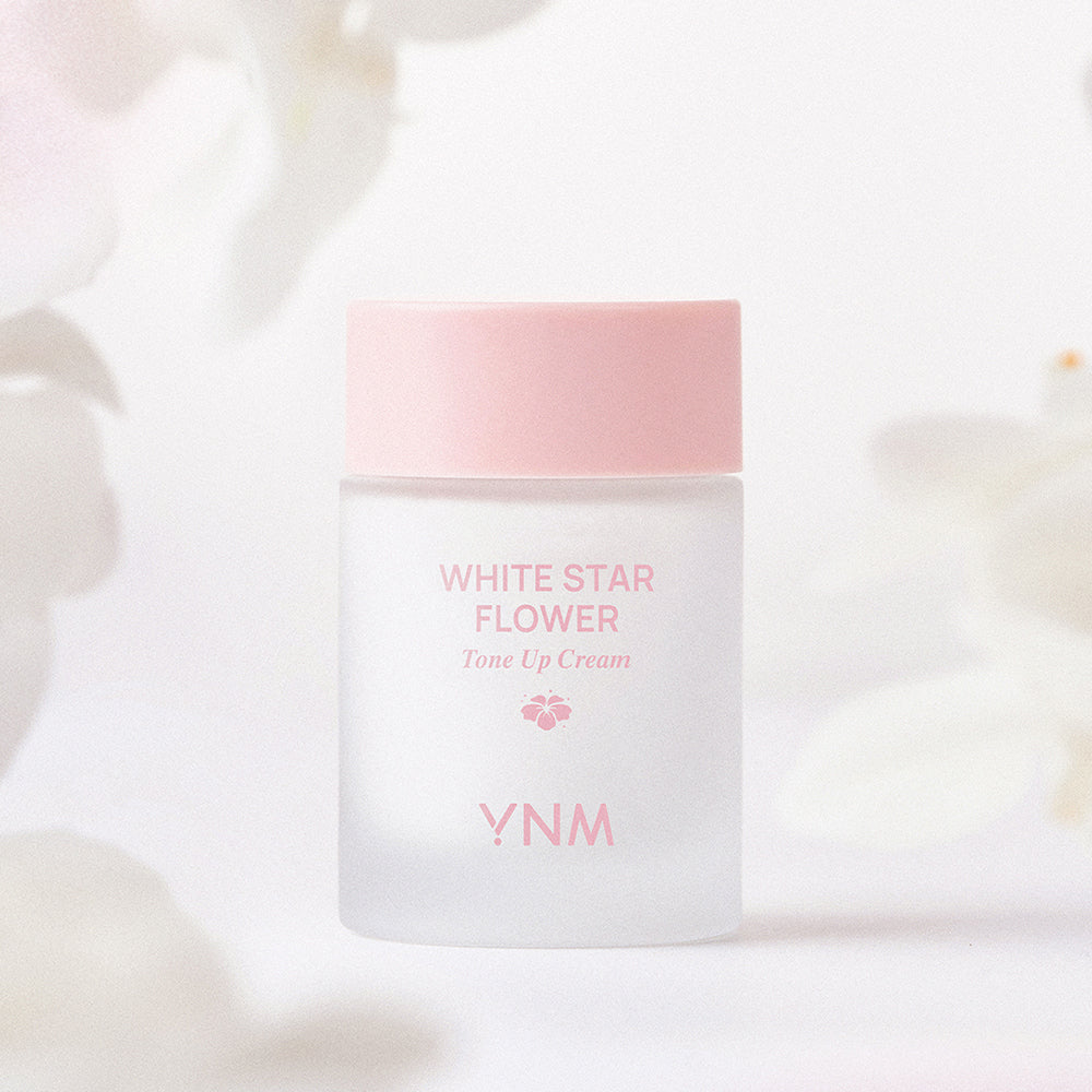 YNM White Star Flower Vegan Tone-Up Cream 50ml