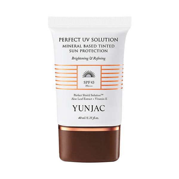 YUNJAC Perfect UV Solution Mineral-Based Tinted Sun Protection SPF43 PA+++ 40ml