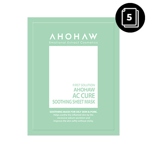 [AHOHAW] AC Cure Soothing Sheet Mask 30g 5ea - Dodoskin