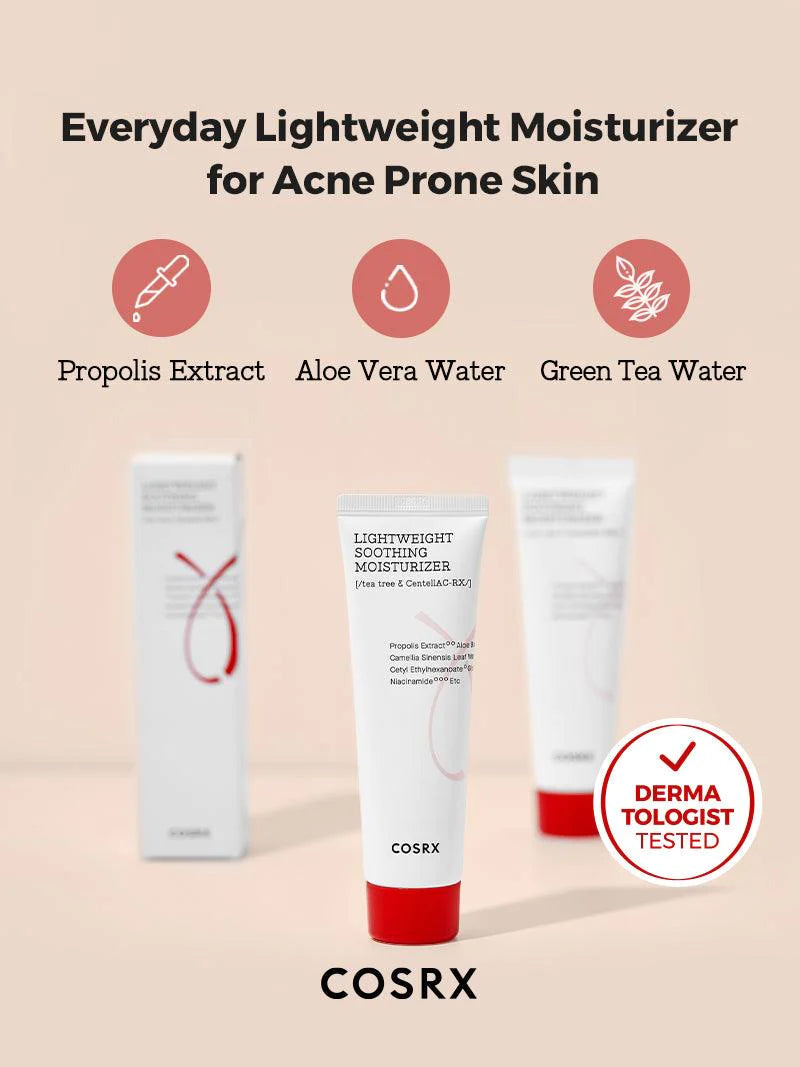 COSRX AC Collection Lightweight Soothing Moisturizer 80ml 2.0 - DODOSKIN