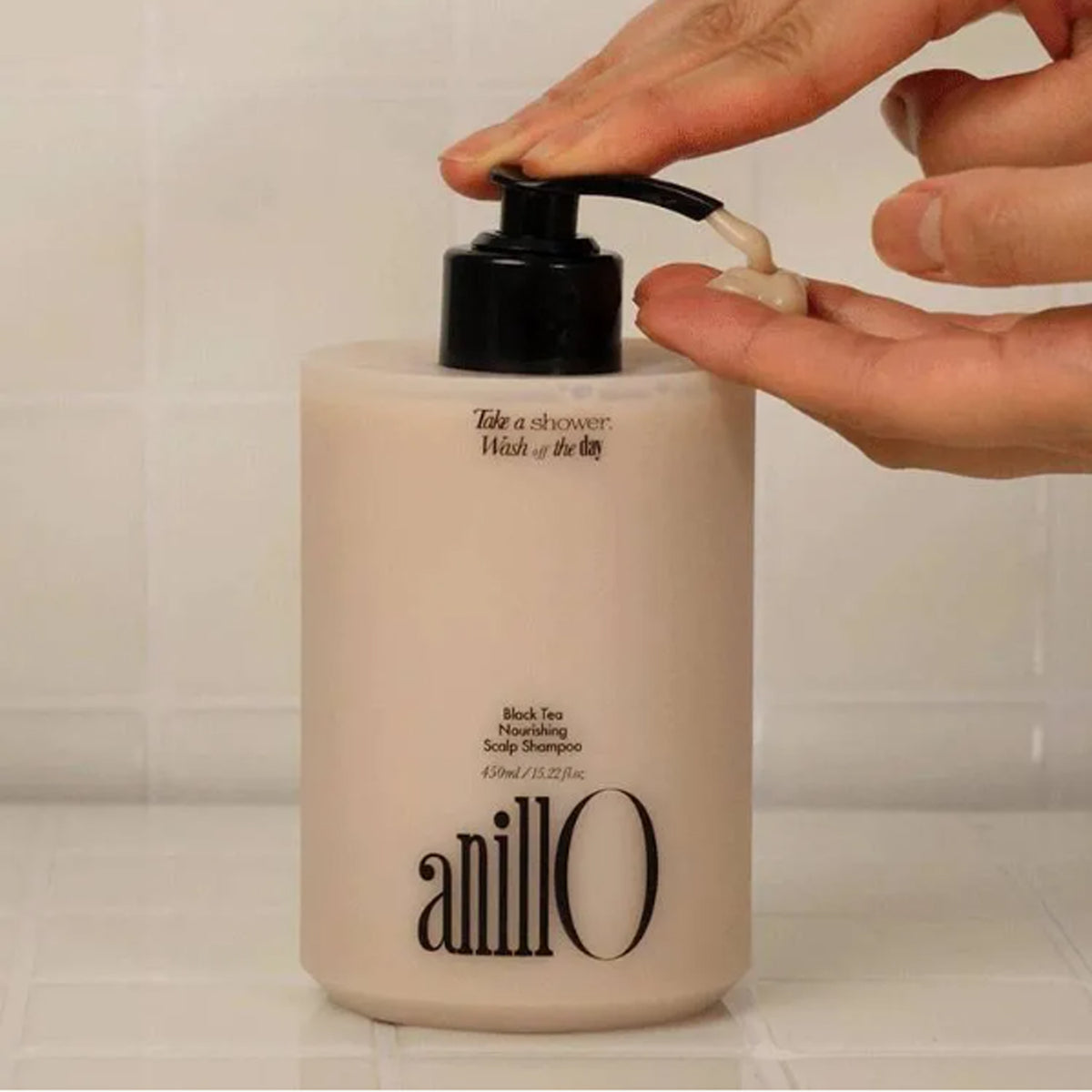 anillO Black Tea Nourishing Scalp Shampoo 450ml