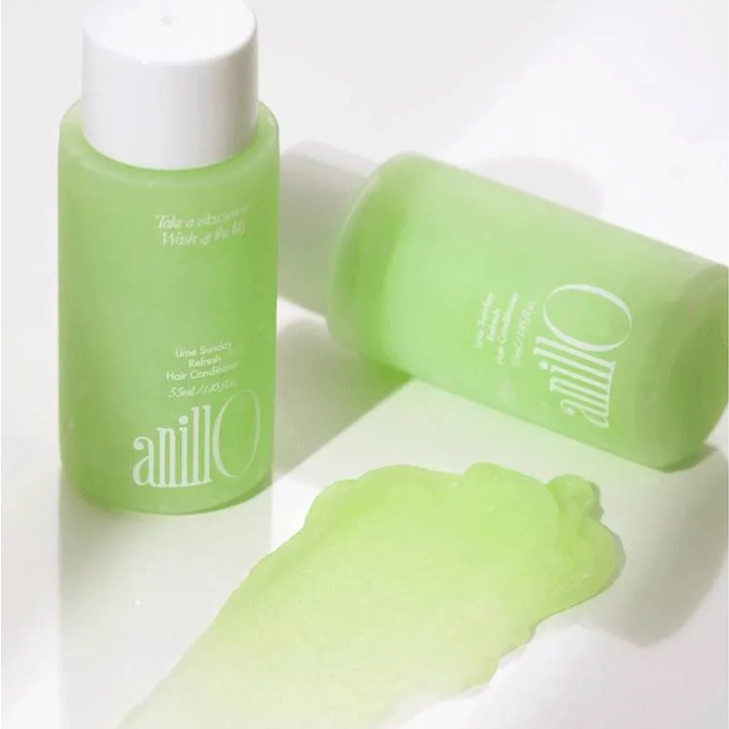 anillO Lime Sunday Refresh Hair & Brush Mini Set | DODO SKIN