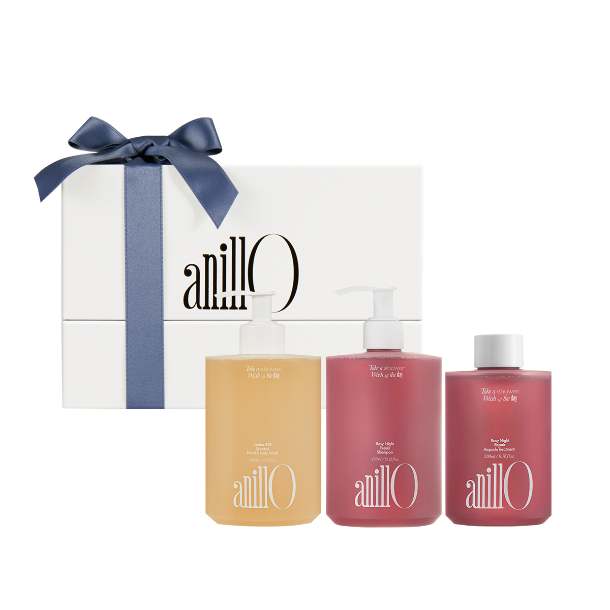 [Gift Packaging] anillO Rosy Night Hair & Body Gift Set