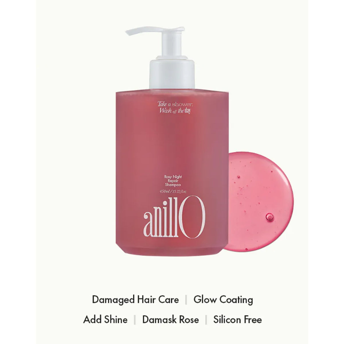 anillO Rosy Night Repair Shampoo 450ml