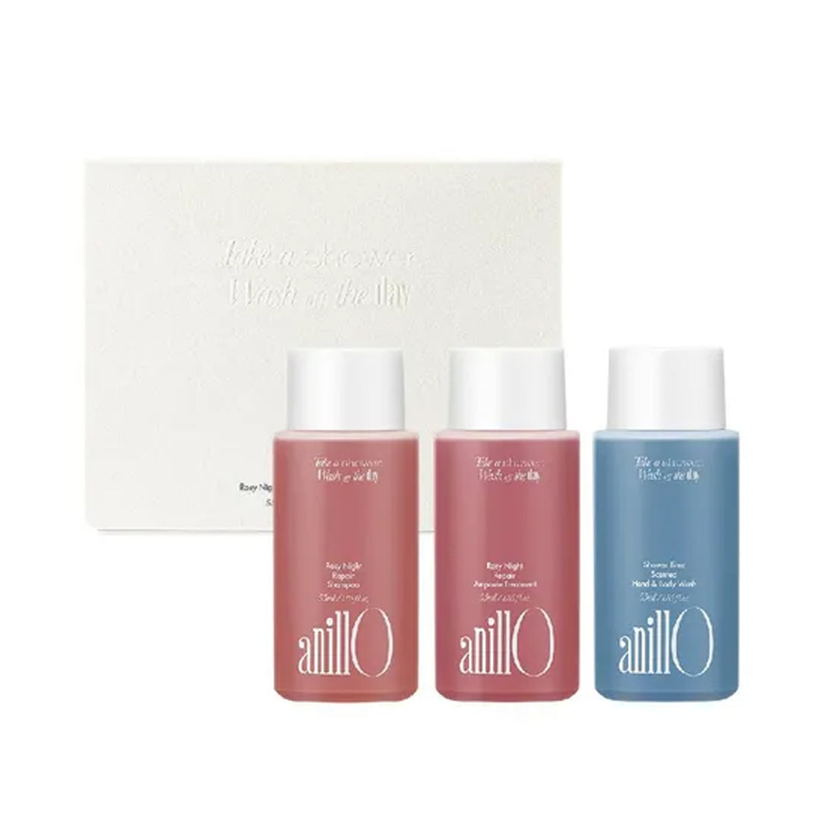 anillO Rosy Night & Shower Time Travel Shower Set