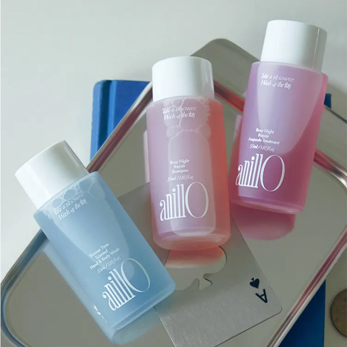 anillO Rosy Night & Shower Time Travel Shower Set