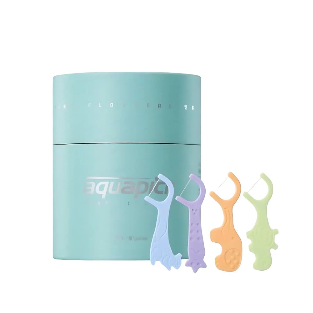 aquapick Mint Dental Floss 80 pieces