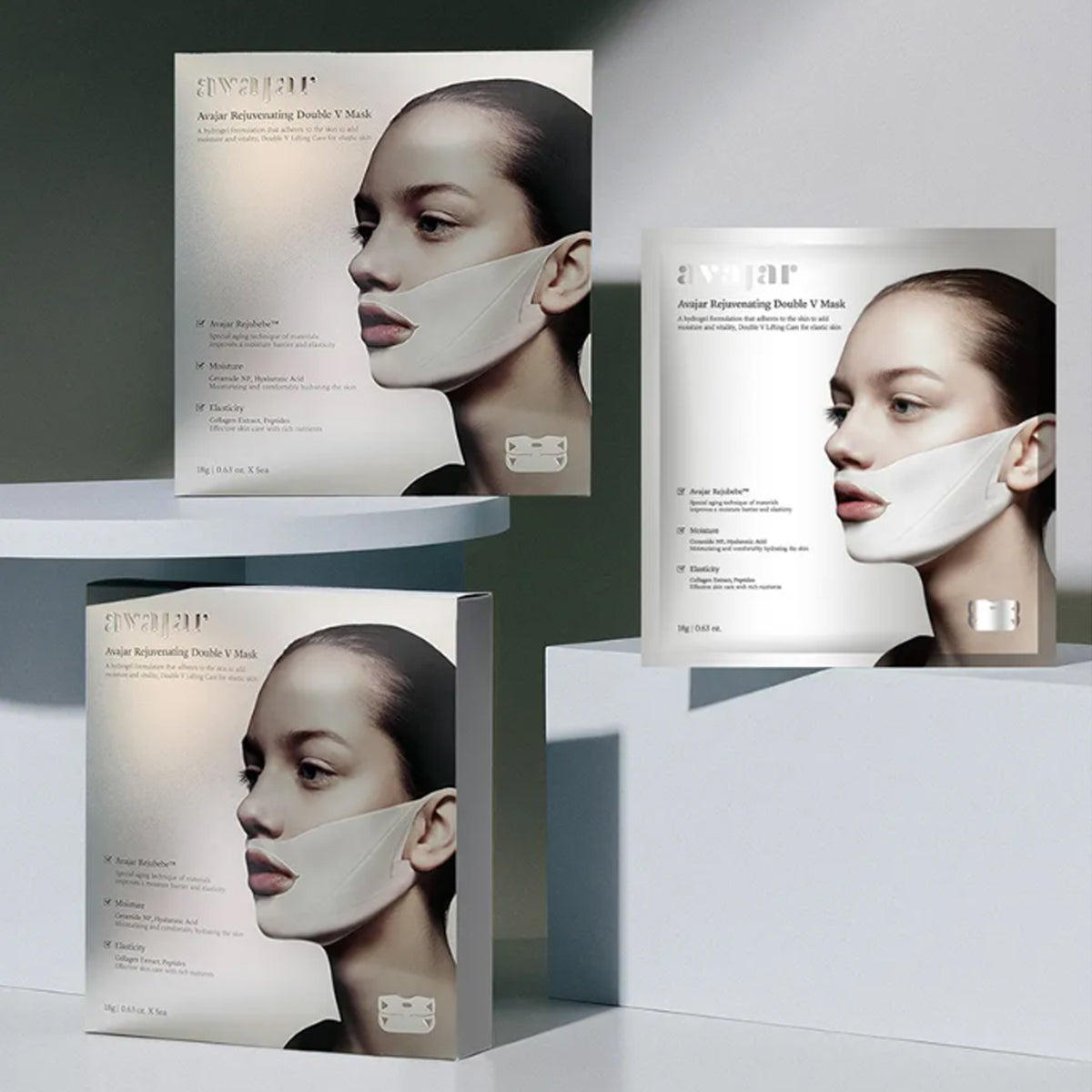 avajar Rejuvenating Double V Mask 18g x 5ea