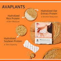 Máscara de control de arrugas de cuello rejuvenecedor de avajar 5G x 5ea