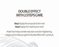 Máscara de control de arrugas de cuello rejuvenecedor de avajar 5G x 5ea