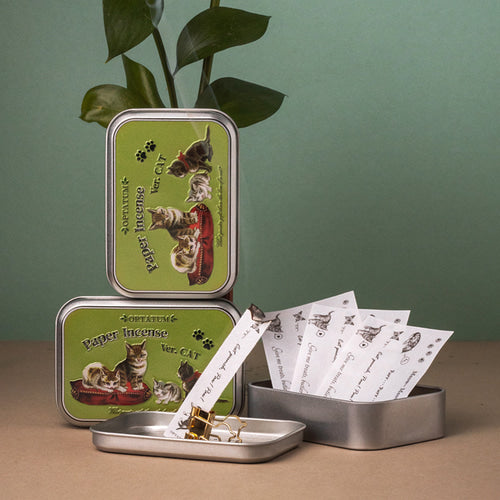 [Gift Packaging] OPTATUM Cat Paper Incense & Catnip Toy Gift Set