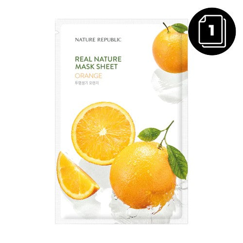 [NATURE REPUBLIC] Real Nature Mask Sheet orange 1ea - Dodoskin