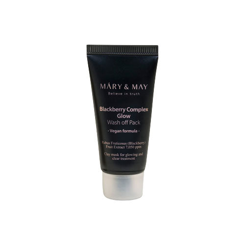 [Mary&May] Blackberry Complex Glow Wash off Pack 30g - Dodoskin