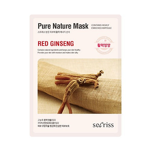 [Secriss] Pure Nature Mask Pack 1 Sheet #Red Ginseng - Dodoskin