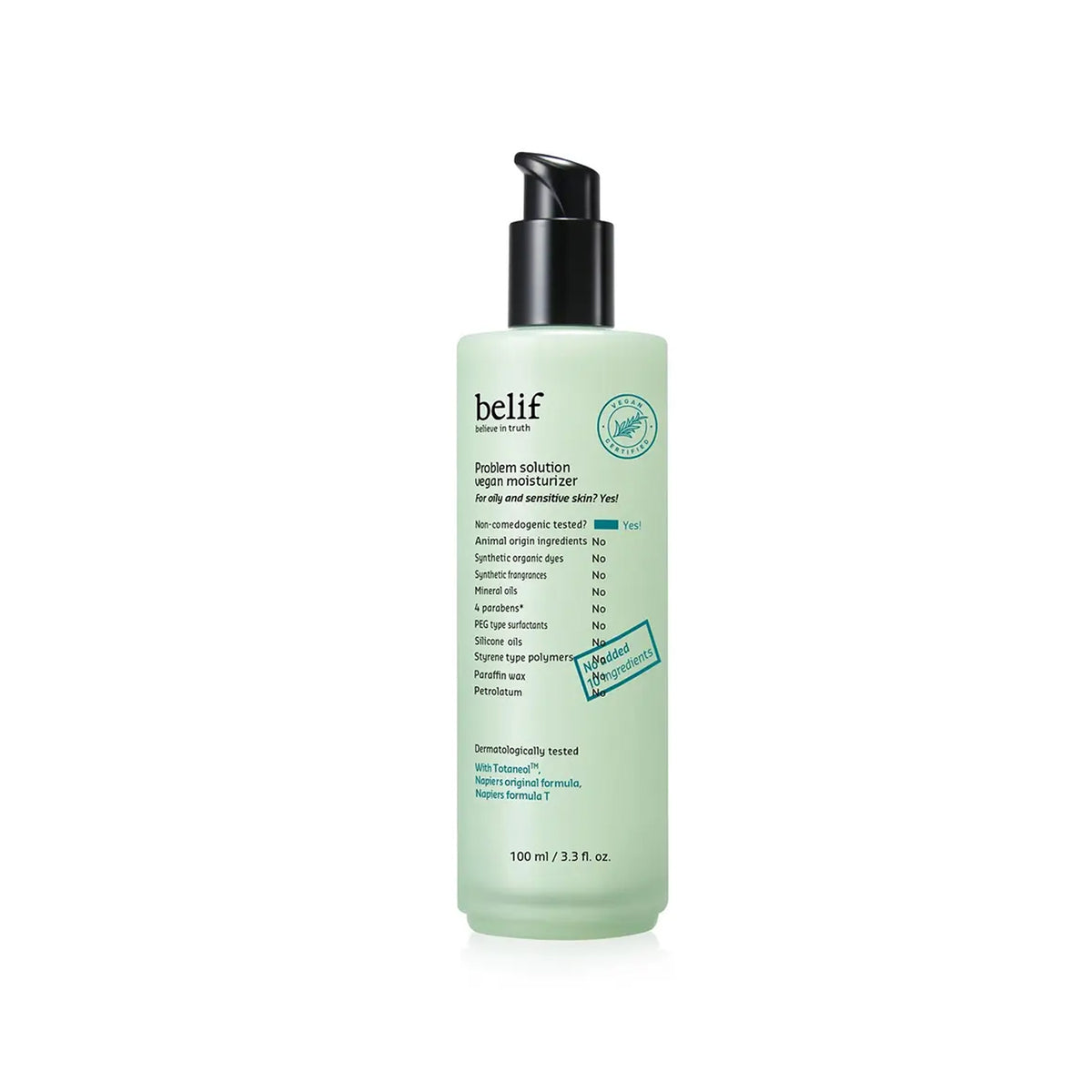 belif Problem Solution Vegan Moisturizer 100ml